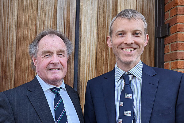 Chichester District Council Leader Adrian Moss (L) and Deputy Leader Jonathan Brown (R)
